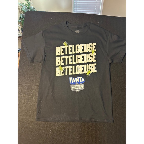 Fanta Beetlejuice Graphic T Shirt Black L G G Men's Tee - Picture 5 of 5